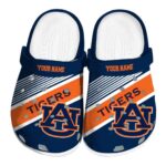 Custom Auburn Tigers Vibrant Dual Tone Crocs Best selling