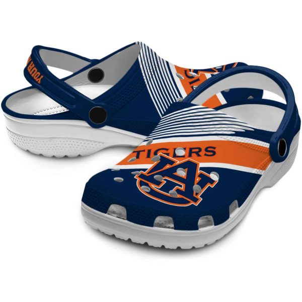 Custom Auburn Tigers Vibrant Dual Tone Crocs Latest Model