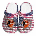 Custom Baltimore Orioles Freedom Splinter Crocs Best selling