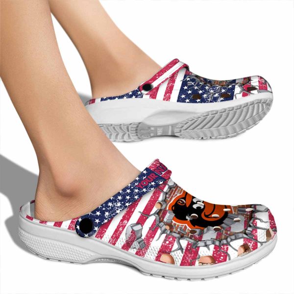 Custom Baltimore Orioles Freedom Splinter Crocs High quality