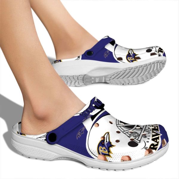 Custom Baltimore Ravens Football Helmet Crocs High quality