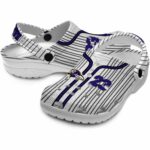 Custom Baltimore Ravens Pinstripe Pattern Crocs Best selling