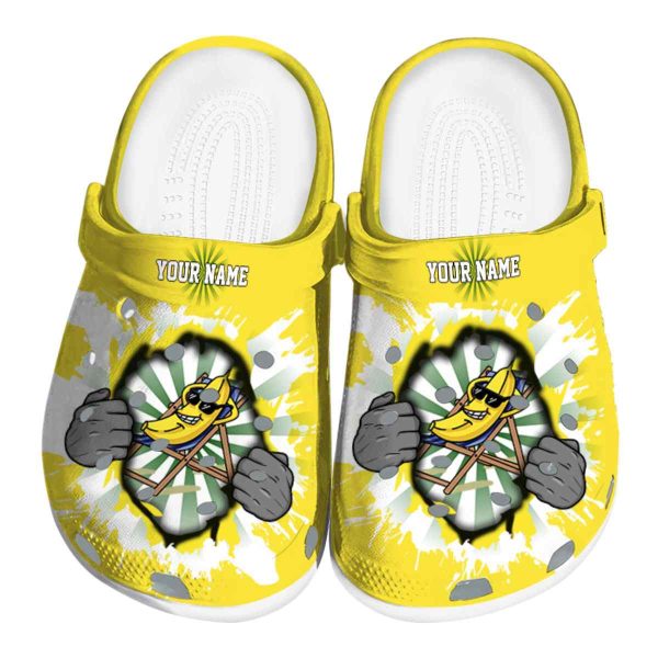 Custom Banana Gripping Hand Crocs Best selling