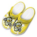 Custom Banana Gripping Hand Crocs Trendy