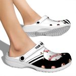 Custom Baseball Striped Accents Crocs High quality