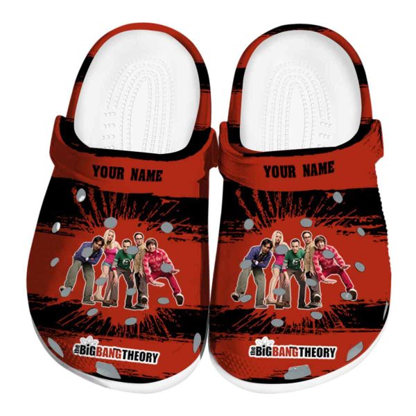 Custom Big Bang Theory Paint Splatter Graphics Crocs Best selling