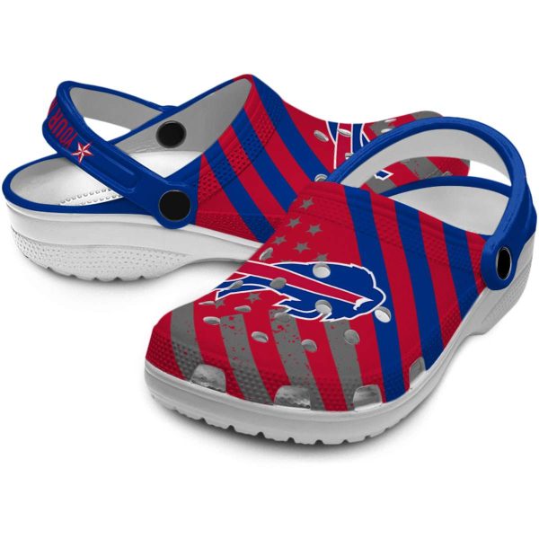Custom Buffalo Bills Star Spangled Graphic Crocs Latest Model