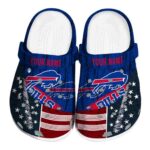 Custom Buffalo Bills Star Spangled Side Pattern Crocs Best selling