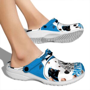 Custom Carolina Panthers Football Helmet Crocs High quality