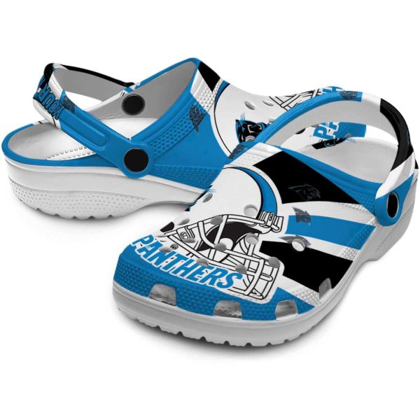Custom Carolina Panthers Football Helmet Crocs Latest Model