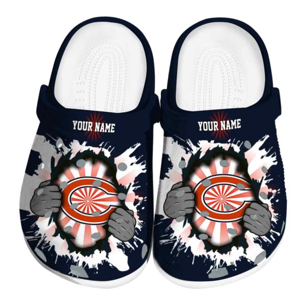 Custom Chicago Bears Gripping Hand Crocs Best selling