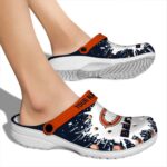 Custom Chicago Bears Splash Art Crocs Best selling