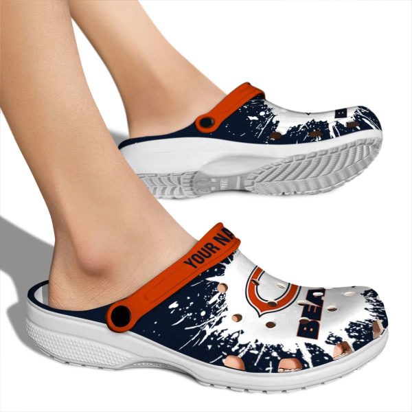 Custom Chicago Bears Splash Art Crocs High quality