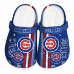 Custom Chicago Cubs Contrasting Stripes Crocs Best selling