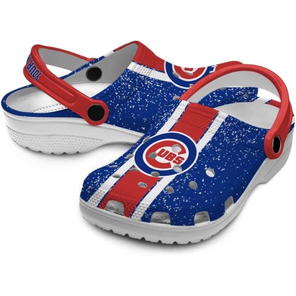 Custom Chicago Cubs Vertical Stripes Crocs Latest Model