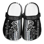 Custom Chicago White Sox Contrasting Stripes Crocs Best selling