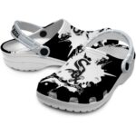 Custom Chicago White Sox Splatter Pattern Crocs Best selling