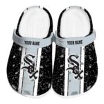 Custom Chicago White Sox Vertical Stripes Crocs Best selling