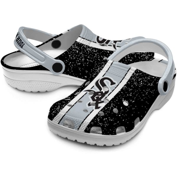 Custom Chicago White Sox Vertical Stripes Crocs Latest Model