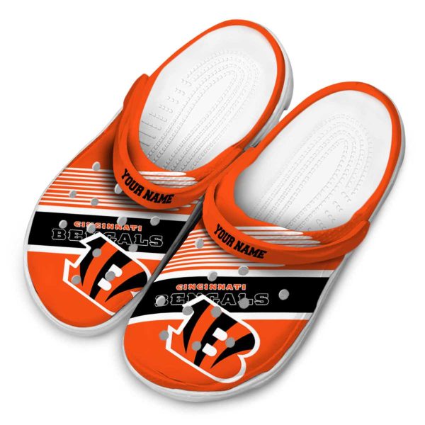 Custom Cincinnati Bengals Vibrant Dual Tone Crocs Trendy