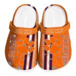 Custom Clemson Tigers Contrasting Stripes Crocs Best selling