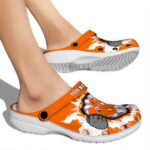 Custom Clemson Tigers Gripping Hand Crocs Best selling