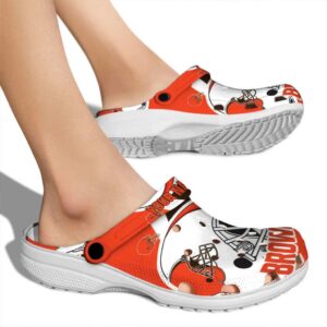 Custom Cleveland Browns Football Helmet Crocs High quality