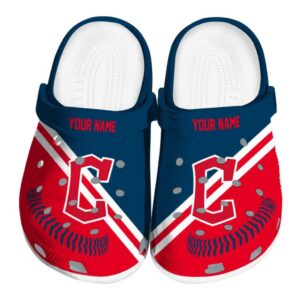 Custom Cleveland Guardians Baseball Motif Crocs Best selling