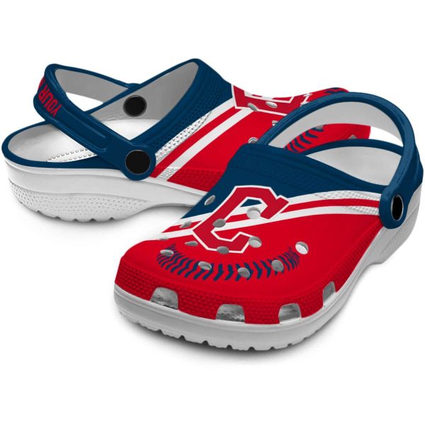 Custom Cleveland Guardians Baseball Motif Crocs Latest Model