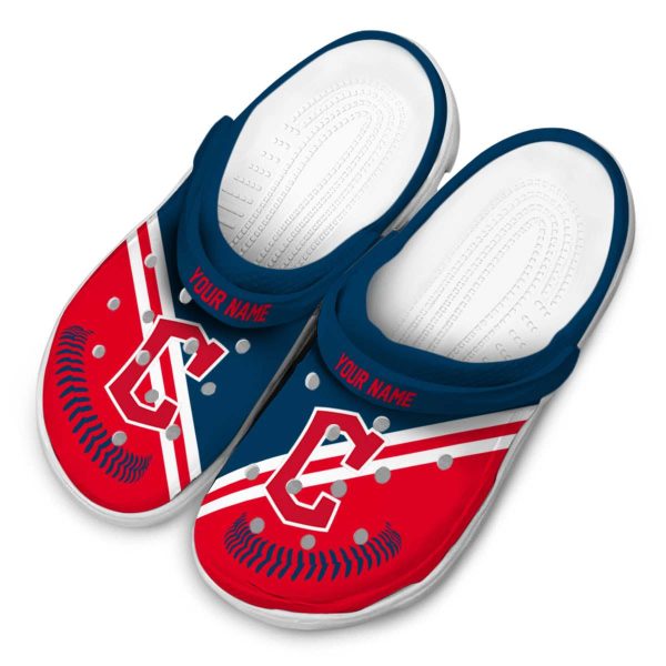 Custom Cleveland Guardians Baseball Motif Crocs Trendy