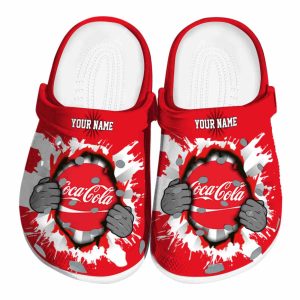 Custom Cocacola Gripping Hand Crocs Best selling