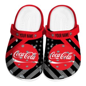 Custom Cocacola Star Spangled Graphic Crocs Best selling