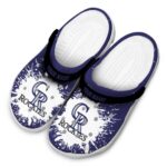 Custom Colorado Rockies Splash Art Crocs Best selling