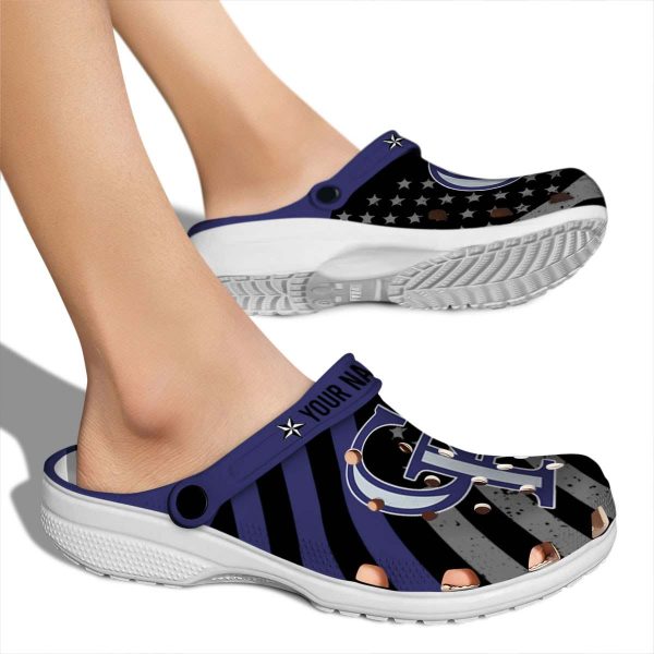 Custom Colorado Rockies Star Spangled Graphic Crocs High quality