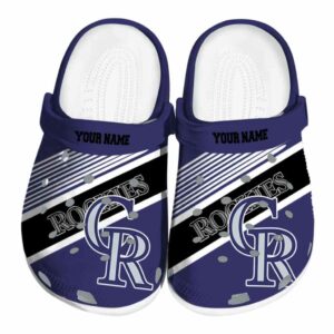 Custom Colorado Rockies Vibrant Dual Tone Crocs Best selling