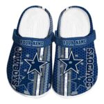Custom Dallas Cowboys Contrasting Stripes Crocs Best selling