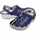 Custom Dallas Cowboys Contrasting Stripes Crocs Best selling