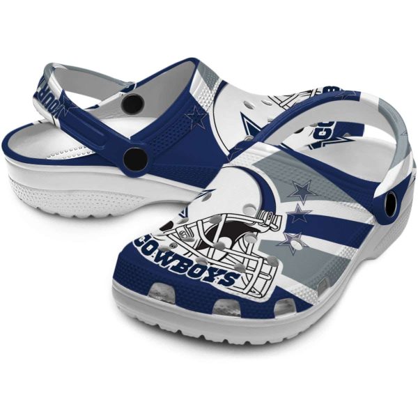 Custom Dallas Cowboys Football Helmet Crocs Latest Model
