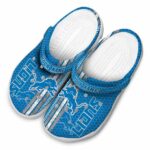 Custom Detroit Lions Contrasting Stripes Crocs Best selling