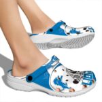 Custom Detroit Lions Football Helmet Crocs Best selling
