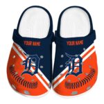Custom Detroit Tigers Baseball Motif Crocs Best selling