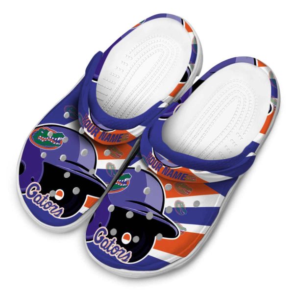 Custom Florida Gators Baseball Helmet Crocs Trendy