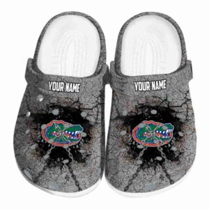 Custom Florida Gators Cracked Ground Texture Crocs Best selling