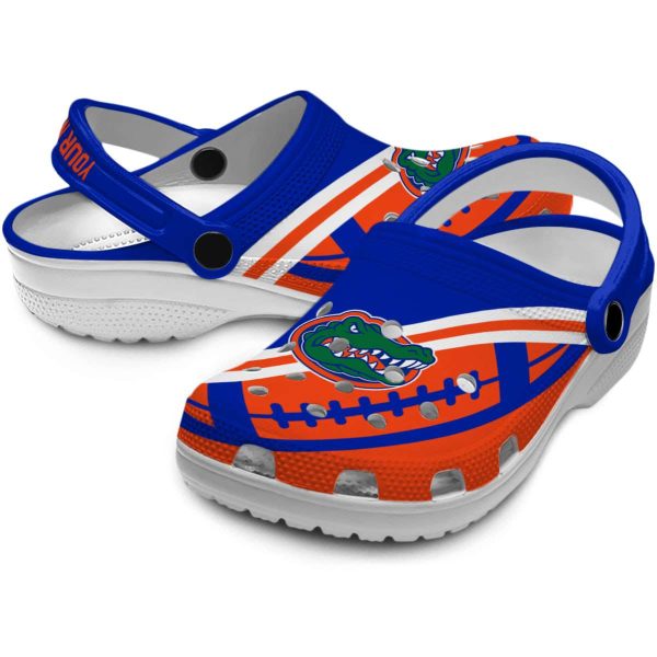 Custom Florida Gators Football Motif Crocs Latest Model