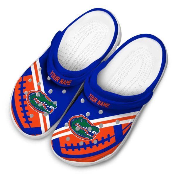 Custom Florida Gators Football Motif Crocs Trendy