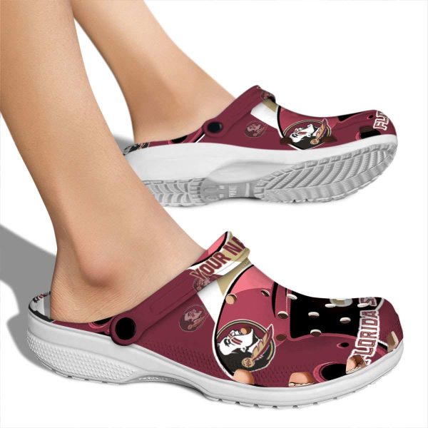 Custom Florida State Seminoles Baseball Helmet Crocs High quality