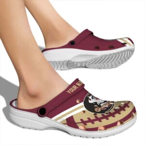 Custom Florida State Seminoles Football Motif Crocs High quality