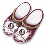 Custom Florida State Seminoles Splash Art Crocs Best selling