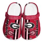 Custom Georgia Bulldogs Contrasting Stripes Crocs Best selling