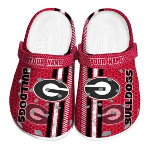 Custom Georgia Bulldogs Contrasting Stripes Crocs Best selling